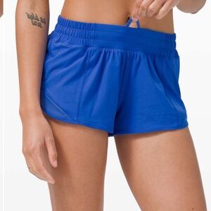 lululemon athletica Women's Blue Hotty Hot Shorts